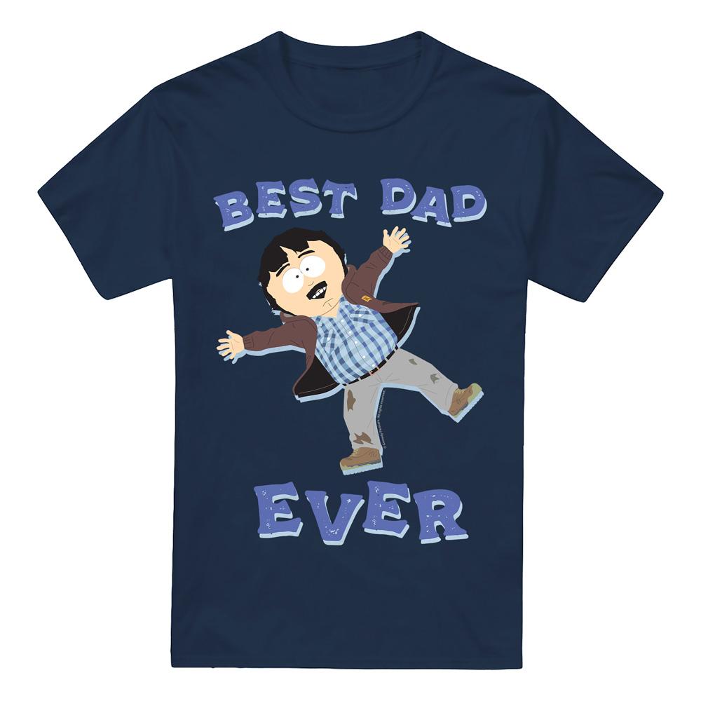 Navy - Front - South Park Mens Best Dad Ever Randy Marsh Fathers Day T-Shirt