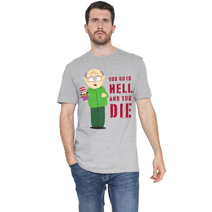 Sport Heather - Lifestyle - South Park Mens Hell Mr Garrison T-Shirt