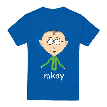 Royal Blue - Front - South Park Mens Mkay Mr Mackey T-Shirt