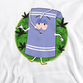White - Side - South Park Mens Towelie Hoodie