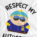 White - Pack Shot - South Park Mens Respect T-Shirt