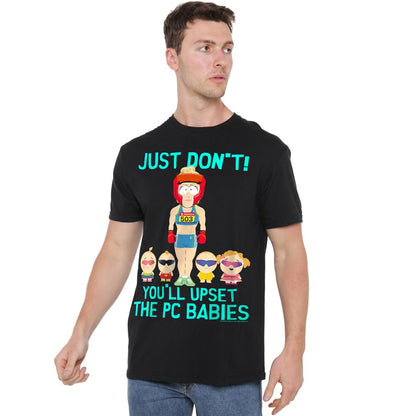 Black - Lifestyle - South Park Mens PC Babies T-Shirt