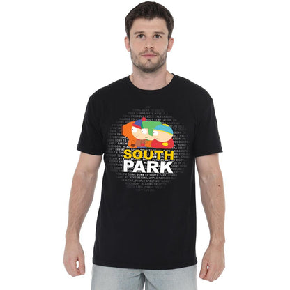 Black - Lifestyle - South Park Mens Lyrics T-Shirt