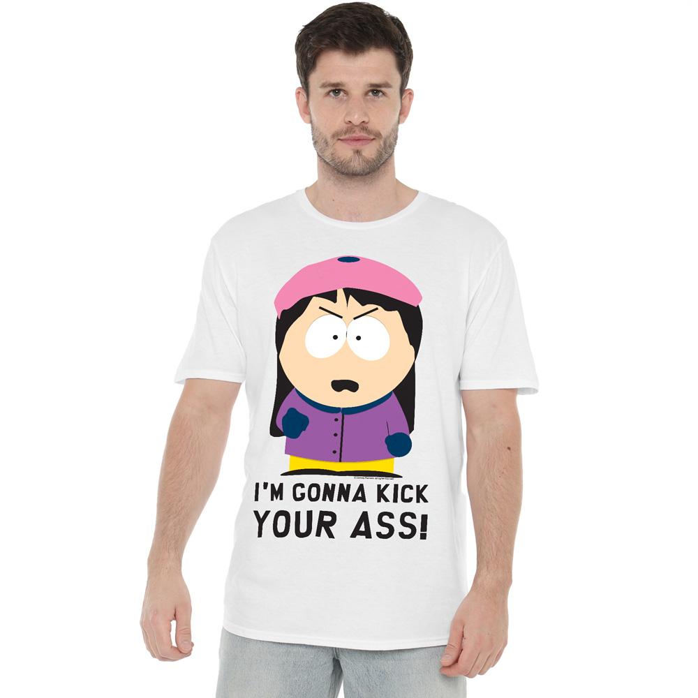 White - Lifestyle - South Park Mens I´m Gonna Kick Your Ass T-Shirt
