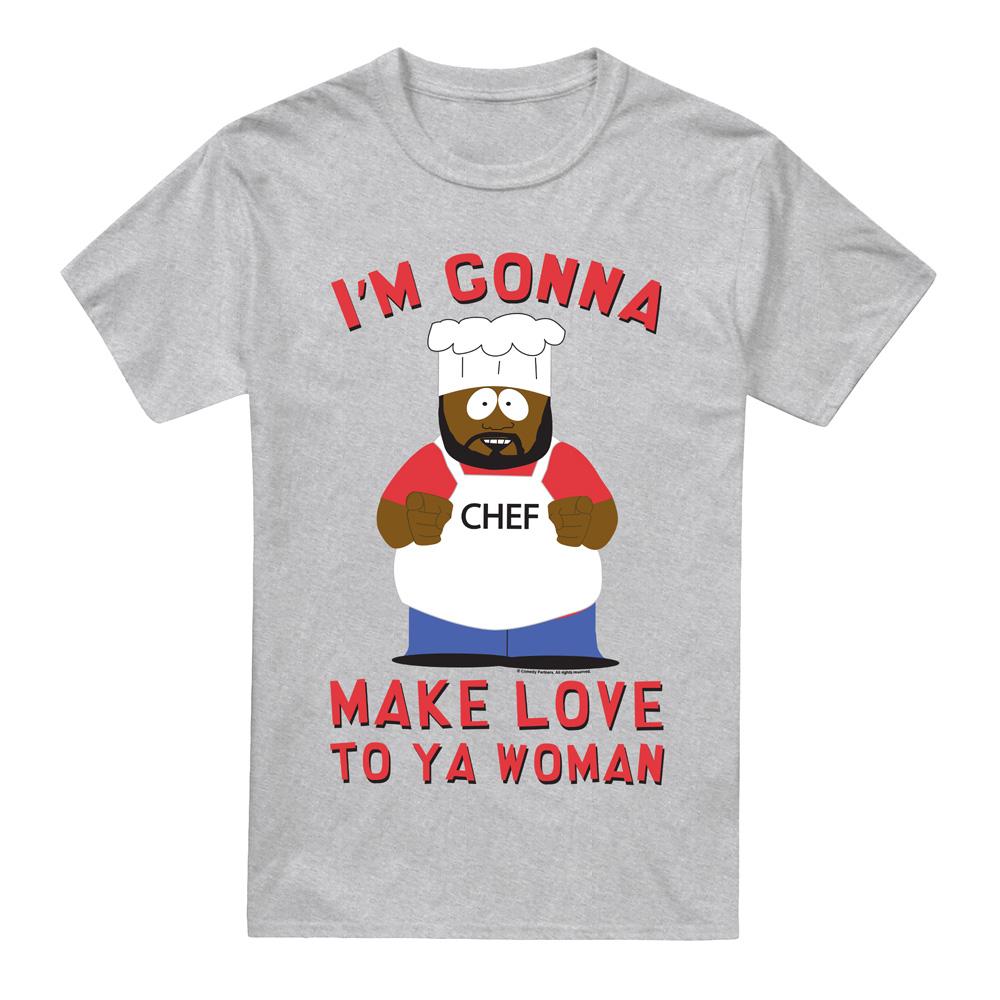 Sport Heather - Front - South Park Mens Make Love T-Shirt