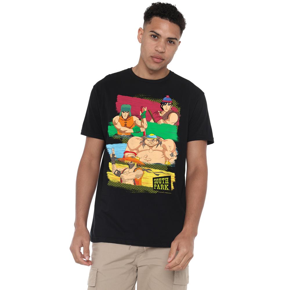 Black - Lifestyle - South Park Mens Anime T-Shirt
