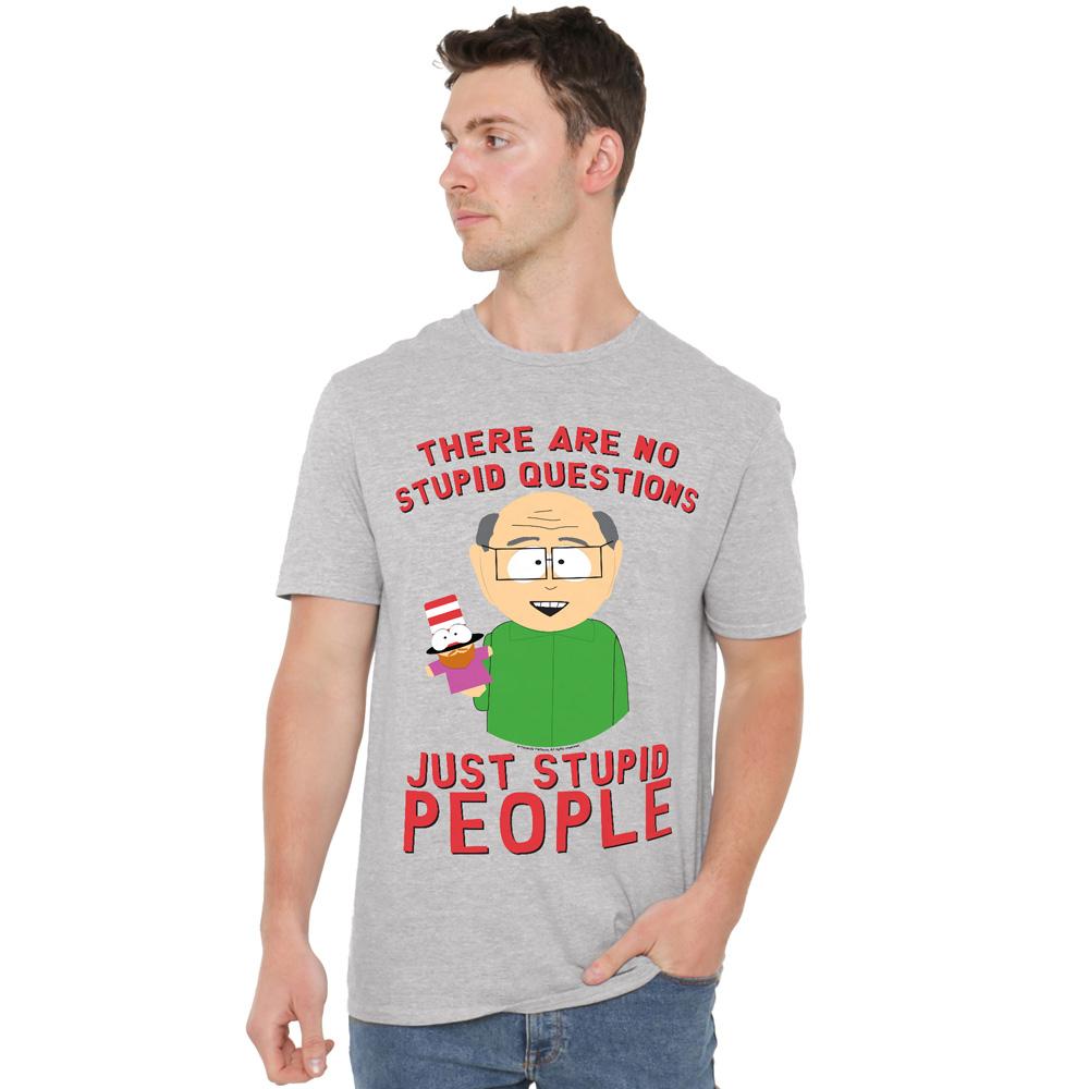 Sport Heather - Lifestyle - South Park Mens No Stupid Questions T-Shirt