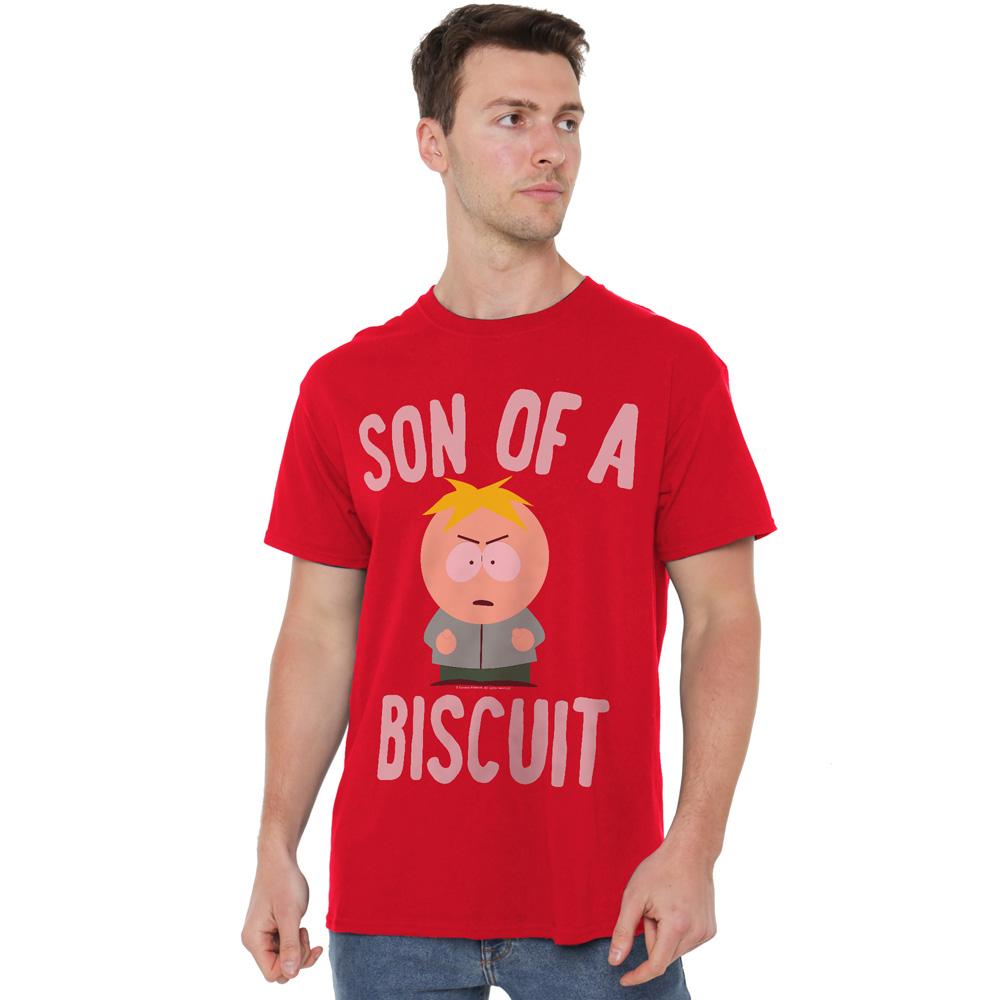 Red - Lifestyle - South Park Mens Butters Biscuit T-Shirt