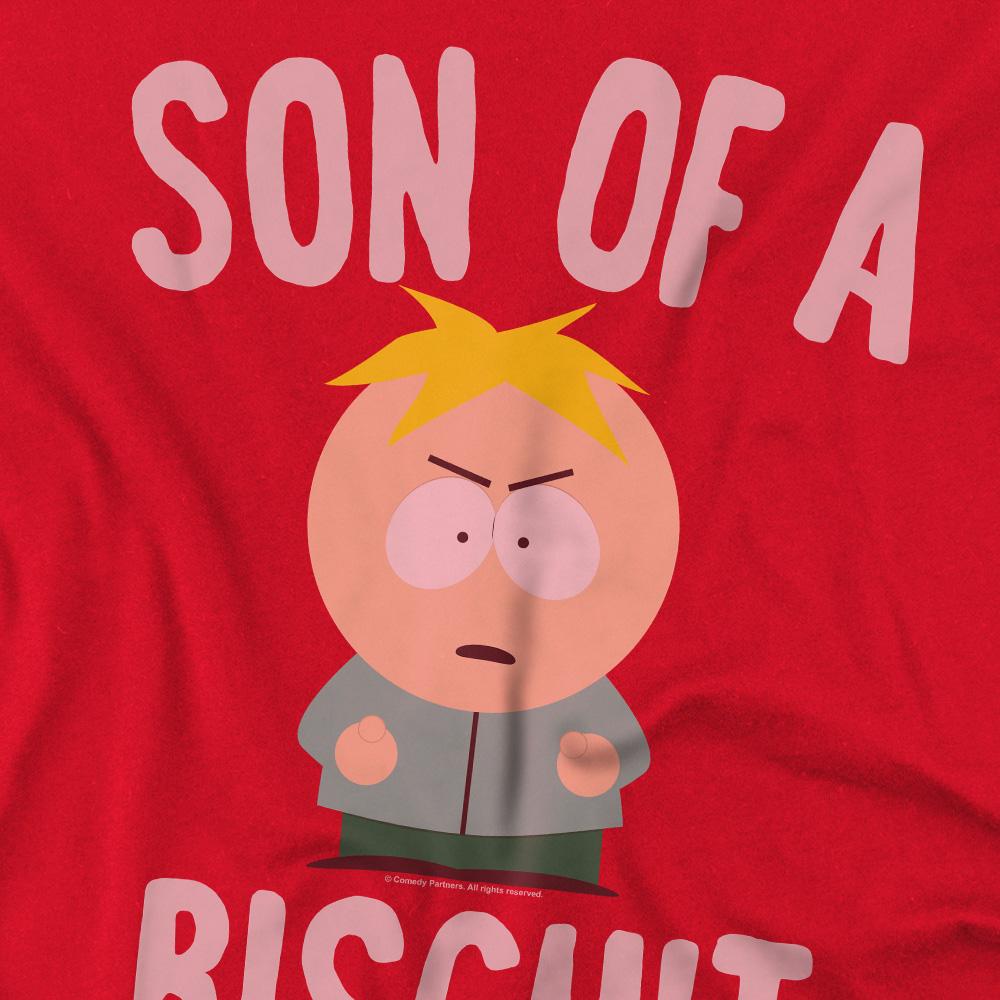 Red - Pack Shot - South Park Mens Butters Biscuit T-Shirt