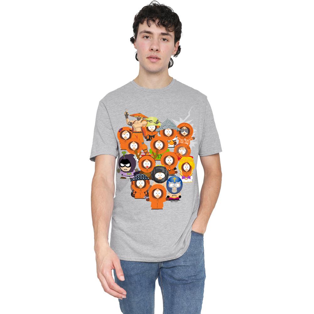 Sport Heather - Side - South Park Mens Many Faces Of Kenny T-Shirt