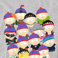 Sport Heather - Side - South Park Mens Many Faces Of Stan T-Shirt