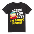 Black - Front - South Park Mens Screw You Guys Eric Cartman T-Shirt