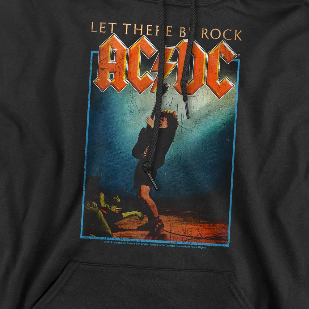 Black - Side - AC-DC Mens Let There Be Rock Hoodie