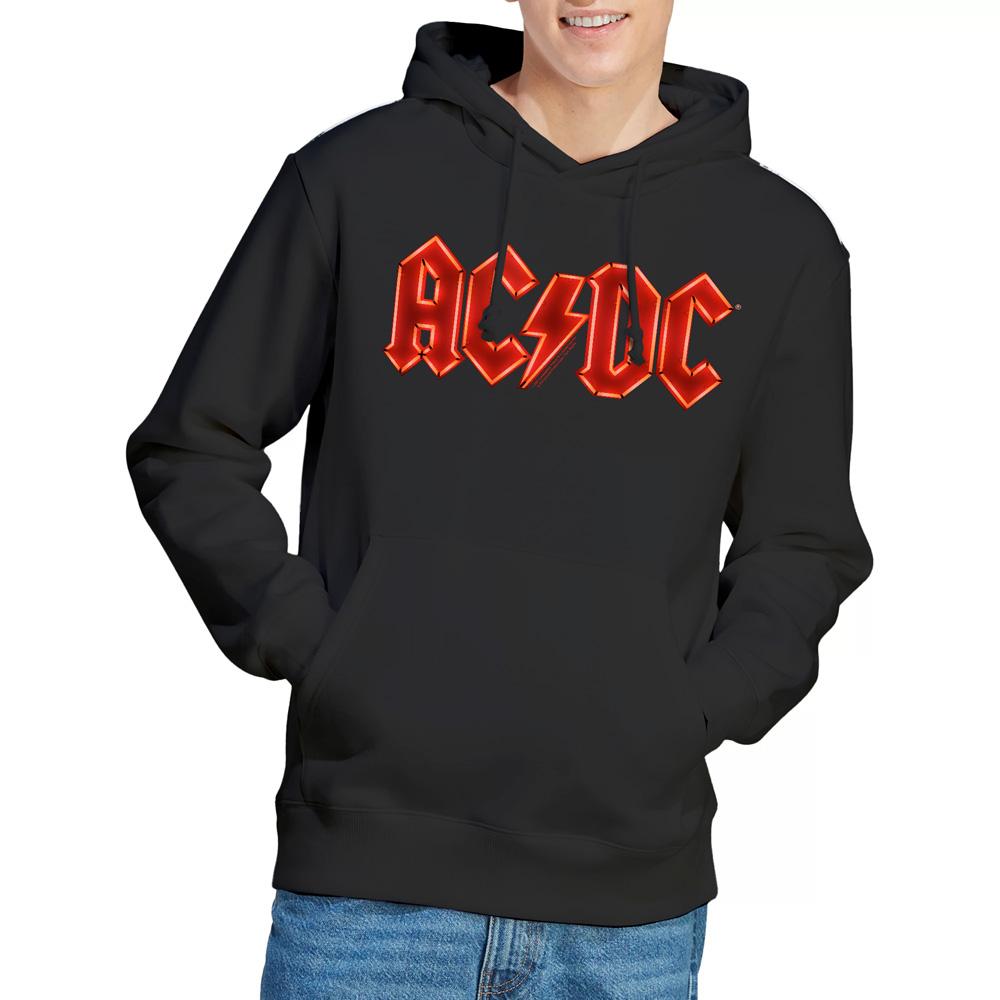 Black - Lifestyle - AC-DC Mens PWR-UP Logo Hoodie