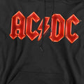 Black - Side - AC-DC Mens PWR-UP Logo Hoodie