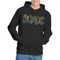 Black - Lifestyle - AC-DC Mens Checkerboard Gradient Logo Hoodie