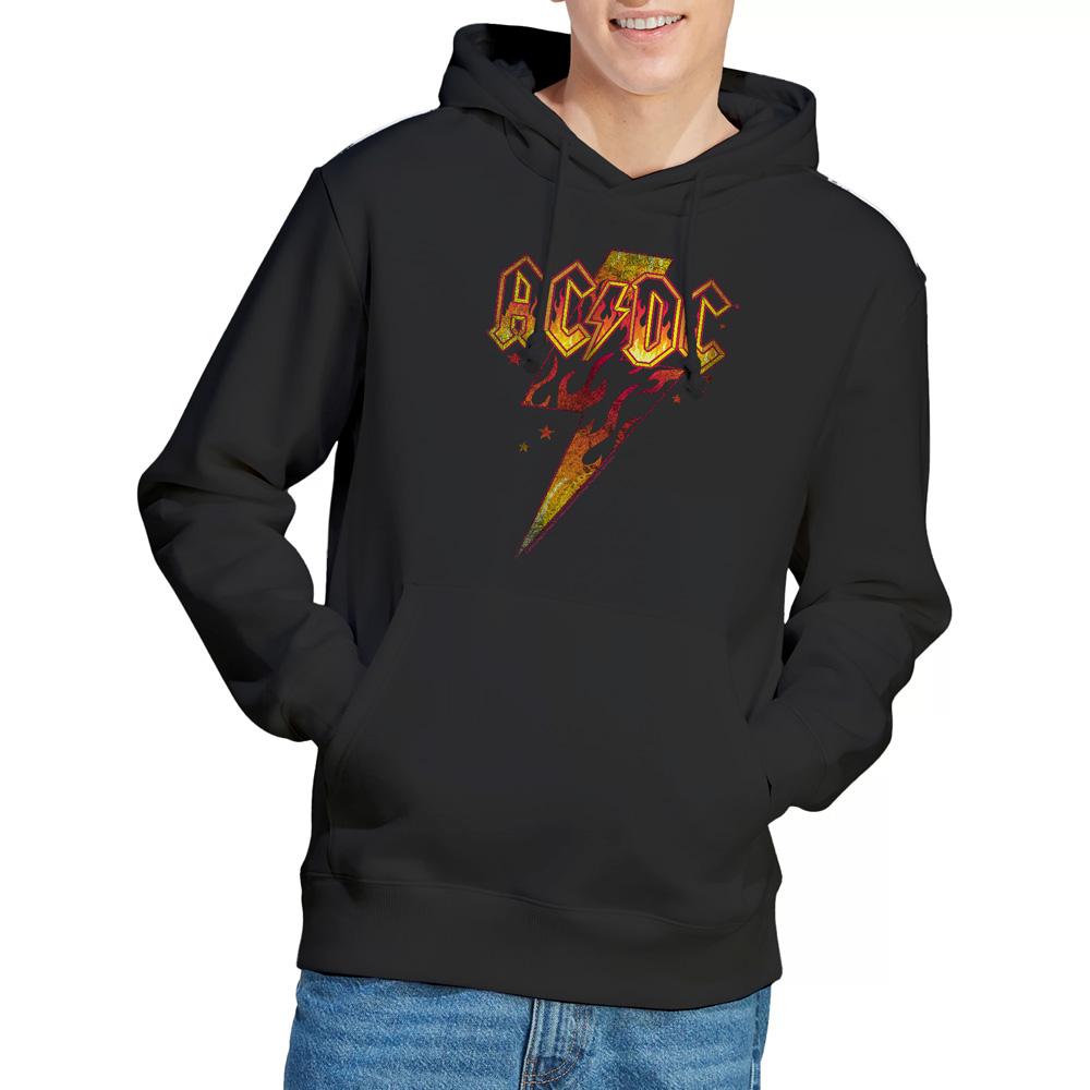 Black - Lifestyle - AC-DC Mens Fire Bolt Hoodie