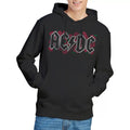 Black - Lifestyle - AC-DC Mens Roses Logo Hoodie