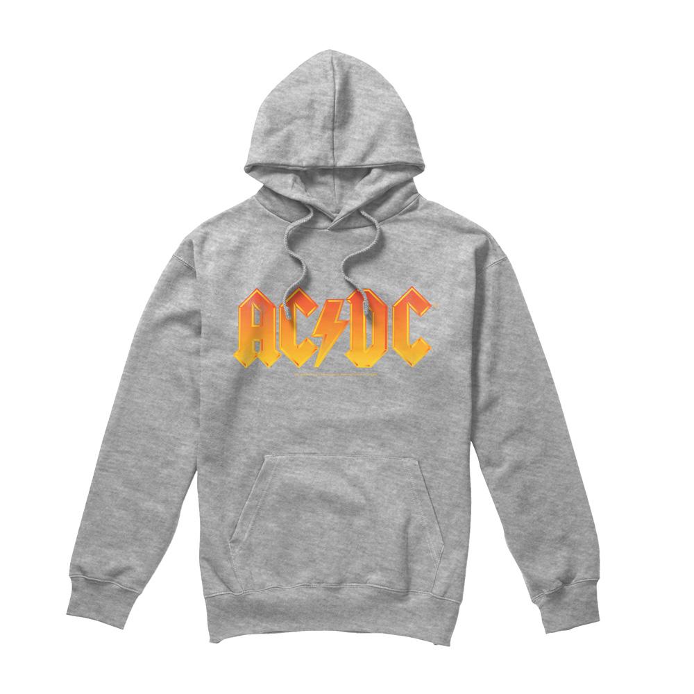 Sport Heather - Front - AC-DC Mens Classic Vintage Hoodie