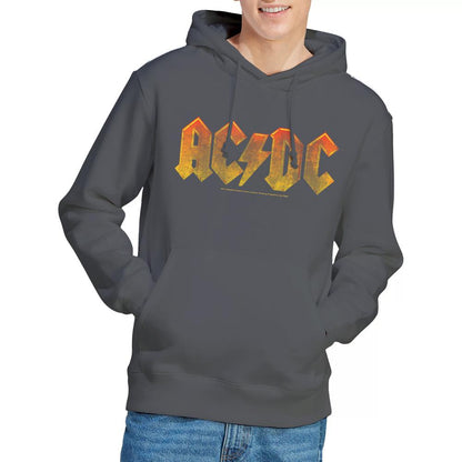 Charcoal - Lifestyle - AC-DC Mens Gradient Logo Hoodie