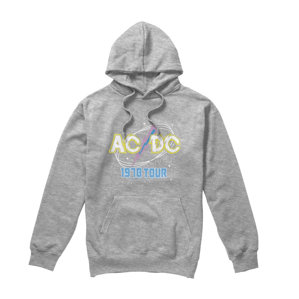 Sport Heather - Front - AC-DC Mens Live Hoodie