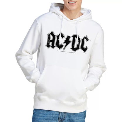 White - Lifestyle - AC-DC Mens Logo Hoodie