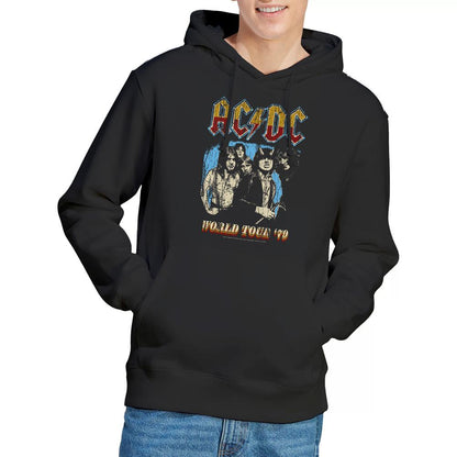 Black - Lifestyle - AC-DC Mens World Tour 79 Hoodie