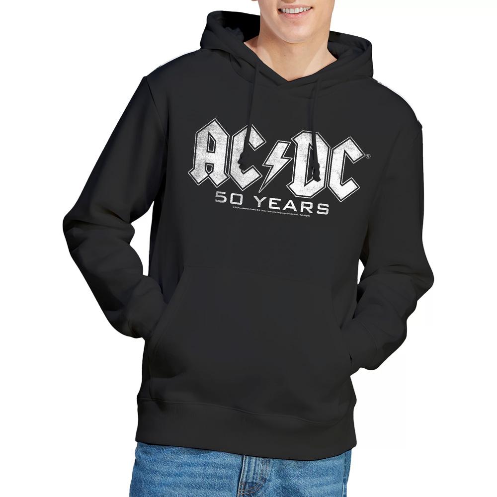 Black - Lifestyle - AC-DC Mens 50 Years Logo Hoodie