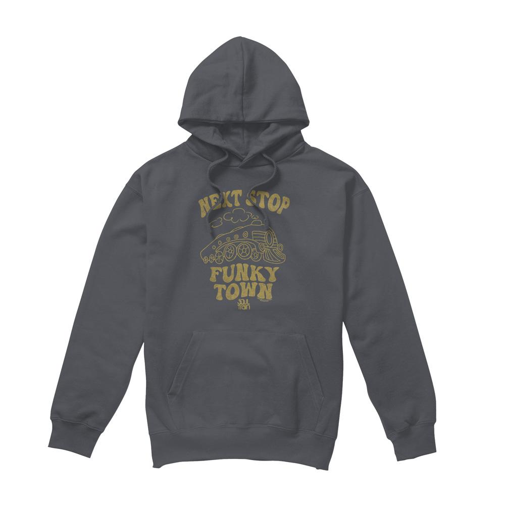 Charcoal - Front - BET Mens Soul Train Next Stop Hoodie