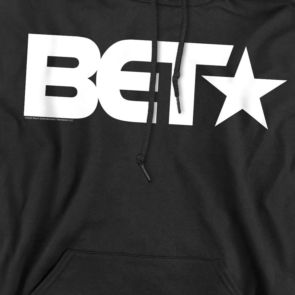 Black - Pack Shot - BET Mens Logo Hoodie