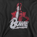 Black - Pack Shot - David Bowie Mens Diamond Hoodie