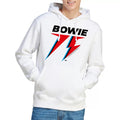 White - Lifestyle - David Bowie Mens 75 Logo Hoodie