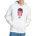 White - Lifestyle - David Bowie Mens Aladdin Sane ´75 Hoodie