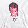 White - Pack Shot - David Bowie Mens Aladdin Sane ´75 Hoodie