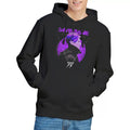 Black - Lifestyle - David Bowie Mens 75 Side Profile Logo Hoodie