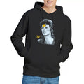 Black - Lifestyle - David Bowie Mens Golden Bowie Hoodie