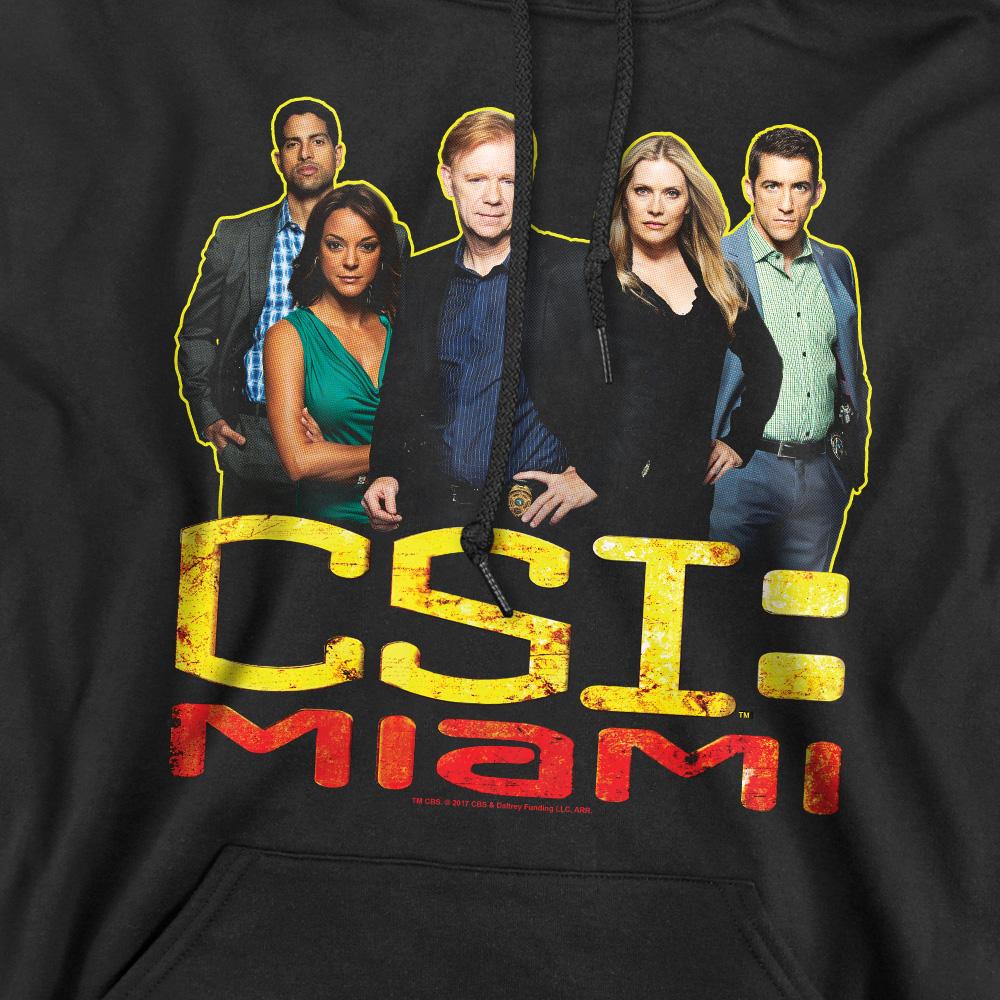 Black - Pack Shot - CSI: Miami Mens Cast Hoodie