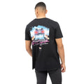 Black-Blue - Close up - Back To The Future Mens Flux Capacitor Cotton T-Shirt