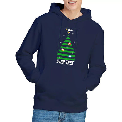 Navy - Lifestyle - Star Trek: The Original Series Mens Christmas Tree Hoodie