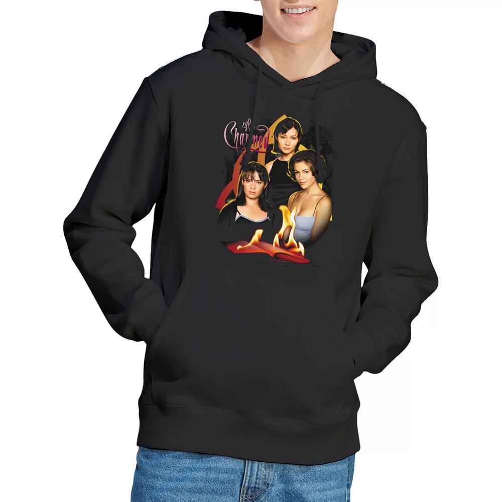 Black - Lifestyle - Charmed Mens Original Three Hoodie