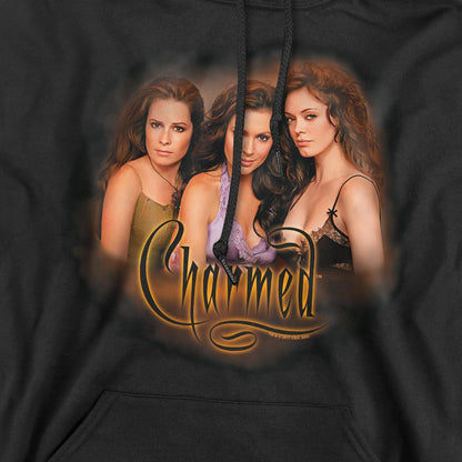 Black - Pack Shot - Charmed Mens Smokin Hoodie
