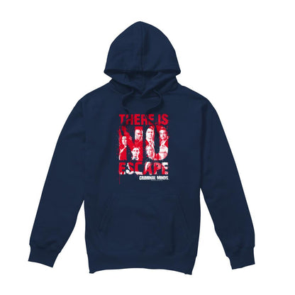 Navy - Front - Criminal Minds Mens No Escape Hoodie