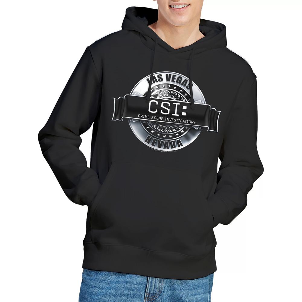 Black - Lifestyle - CSI Mens Rendered Logo Hoodie