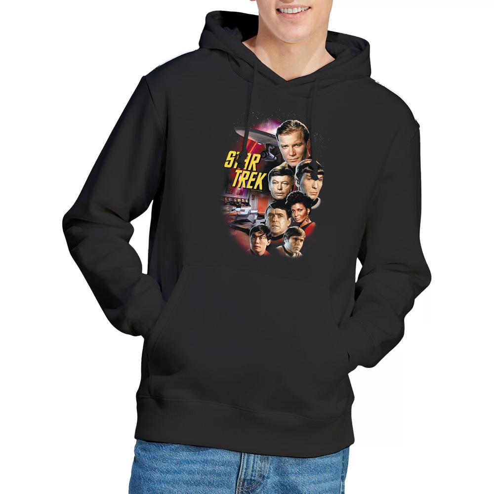 Black - Lifestyle - Star Trek Mens The Classic Crew Hoodie