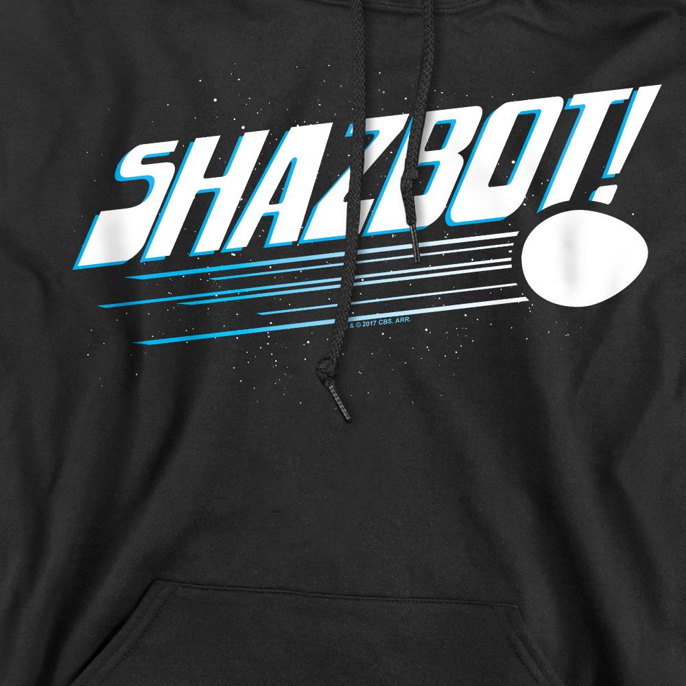 Black - Pack Shot - Mork And Mindy Mens Shazbot Egg Hoodie