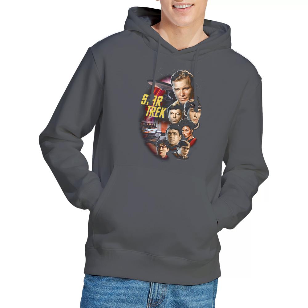 Charcoal - Lifestyle - Star Trek Mens Classic Crew Hoodie
