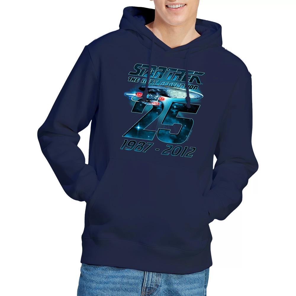 Navy - Lifestyle - Star Trek Mens Enterprise 25 Hoodie