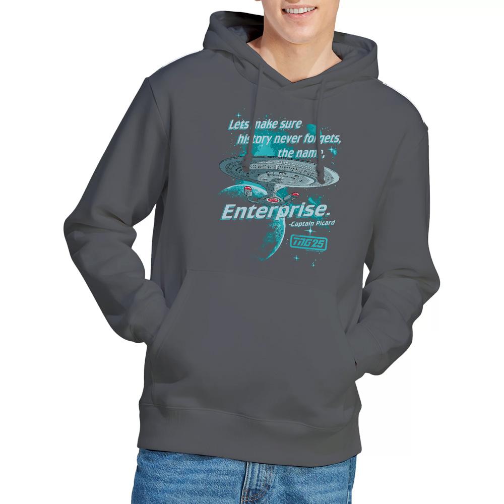 Charcoal - Lifestyle - Star Trek Mens Never Forget Hoodie