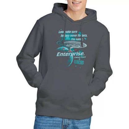 Charcoal - Lifestyle - Star Trek Mens Never Forget Hoodie
