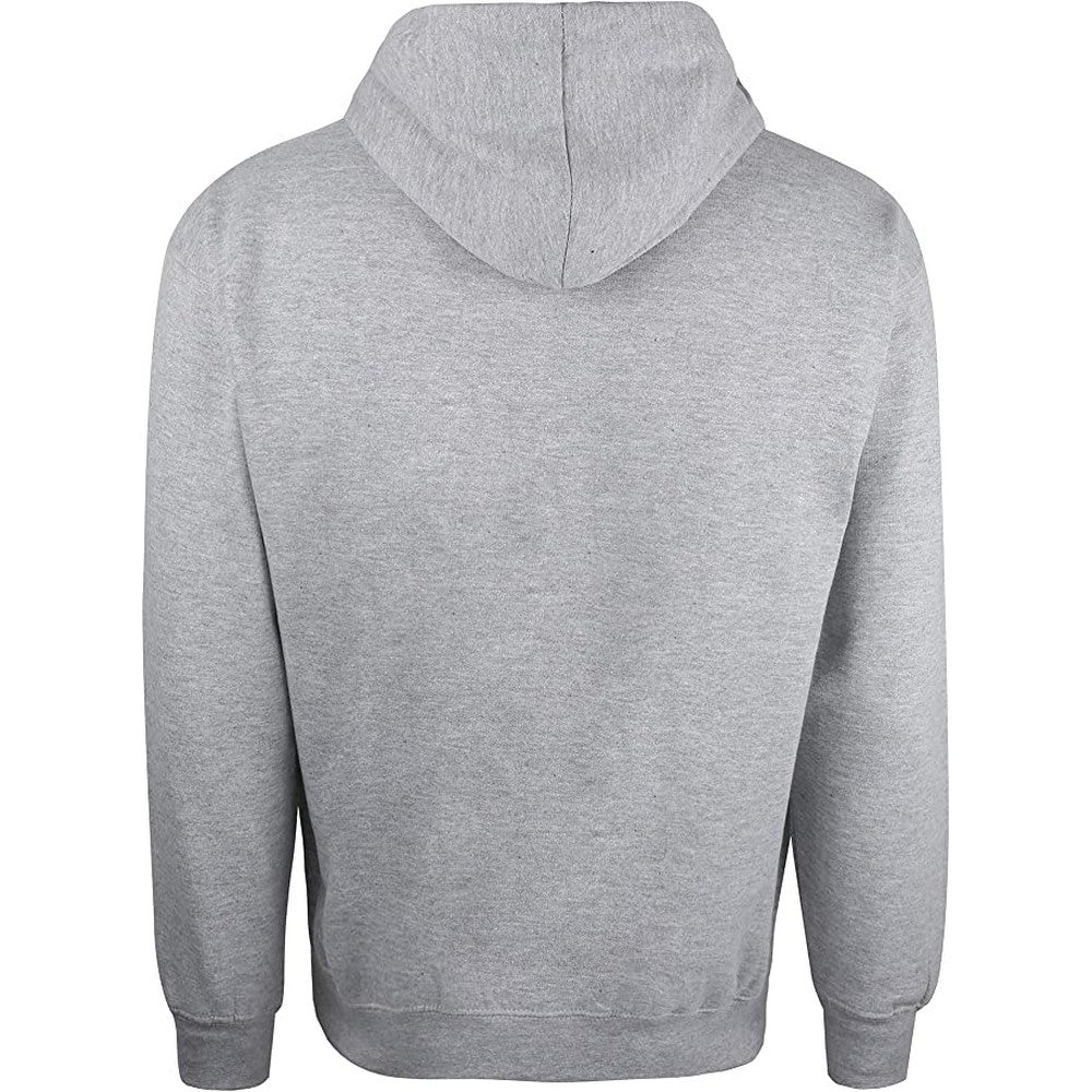 Heather Grey-Black - Back - The Punisher Mens One Man Army Hoodie